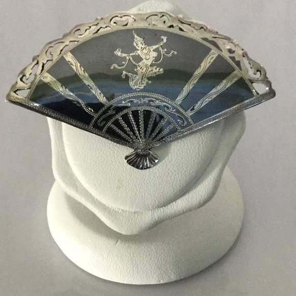 Vintage Handcrafted Siam Sterling Silver Brooch - Picture 3 of 6